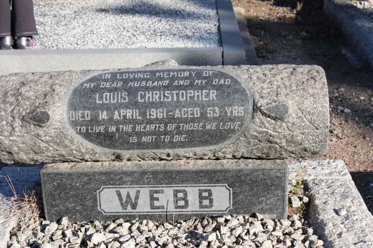 WEBB Louis Christopher -1961