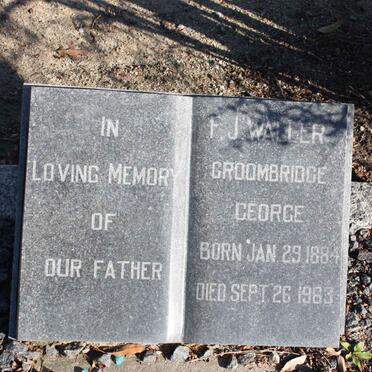 WALLER F.J. 1884-1963