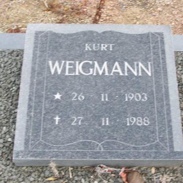 WEIGMANN  Kurt 1903-1988