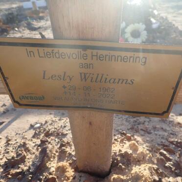 WILLIAMS Lesly 1962-2022