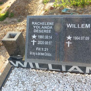 WILLIAMS Willem 1964- & Rachelene Yolanda Deseree 1966-2020