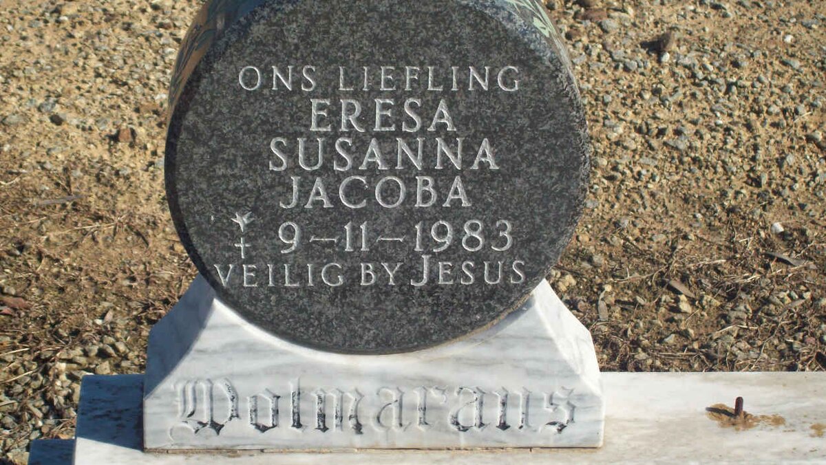 WOLMARANS Eresa Susanna Jacoba 1983-1983