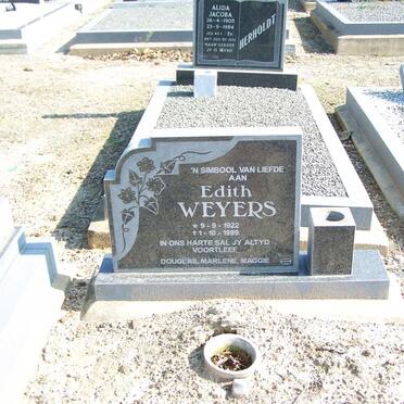 WEYERS Edith 1922-1999