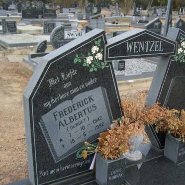 WENTZEL Frederick Albertus 1942-1992
