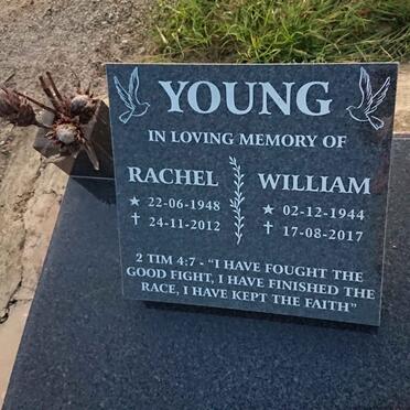 YOUNG William 1944-2017 & Rachel 1948-2012