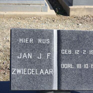ZWIEGELAAR Jan J.F. 1925-1972