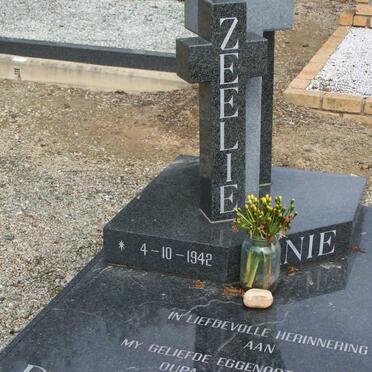 ZEELIE Daniel Petrus 1942-1997 