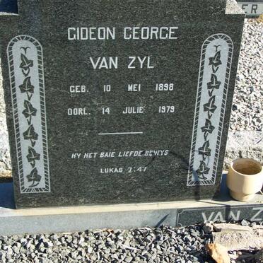 ZYL Gidoen George, van 1898-1979 &amp; Anne-Marie PEROLD 1901-1960