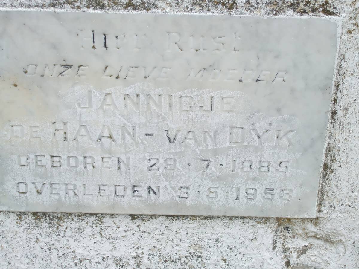 DYK Jannigje, Haan-van -1953