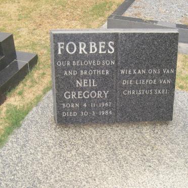 FORBES Neil Gregory 1967-1984