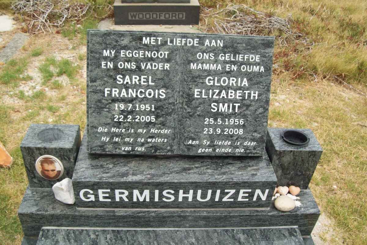 GERMISHUIZEN Sarel Francois 1951-2005 &amp; Gloria Elizabeth SMIT 1956-2008