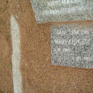 KRITZINGER Jan Jacob 1916-1991 &amp; Elizabeth Susanna MALAN 1921-1977