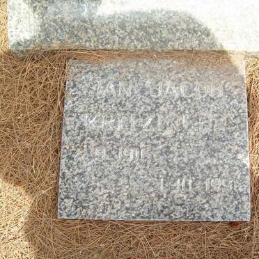 KRITZINGER Jan Jacob 1916-1991