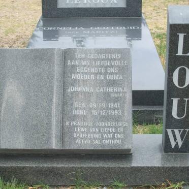 LOUW Johanna Catherina nee SWART 1941-1993