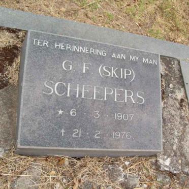 SCHEEPERS G.F. 1907-1976