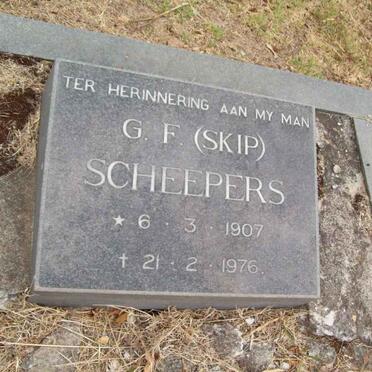 SCHEEPERS G.F. 1907-1976