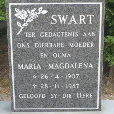 SWART Maria Magdalena 1907-1987