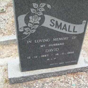 SMALL David 1897-1966