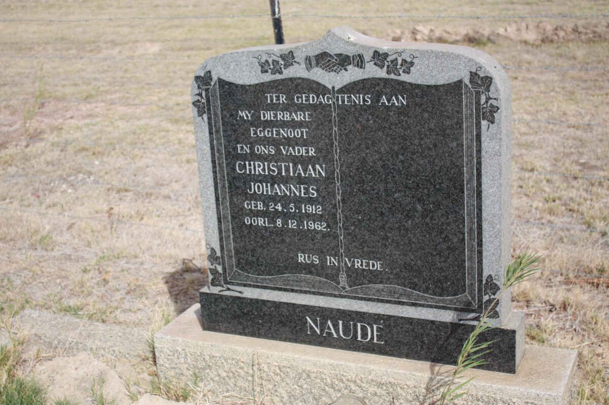 NAUDE Christiaan Johannes 1912-1962