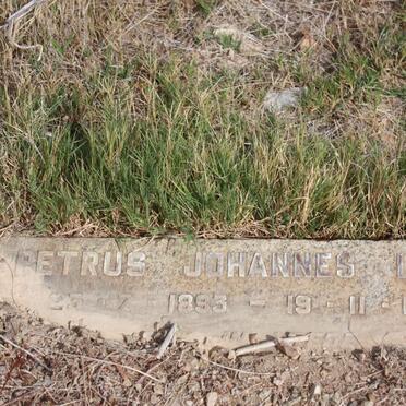 LOUW Petrus Johannes 1893-1961