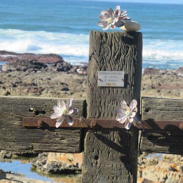 Western Cape, GOURITSMOND, Beach front, Memorial plaque
