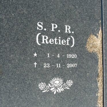 OOSTHUIZEN S.P.R. 1920-2007