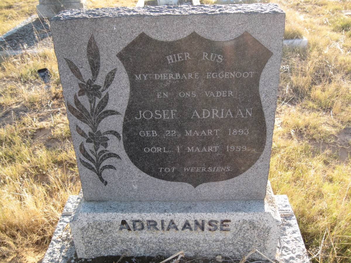 ADRIAANSE Josef Adriaan 1893-1959