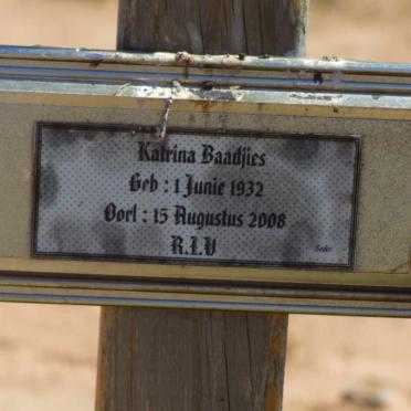 BAADJIES Katrina 1932-2008