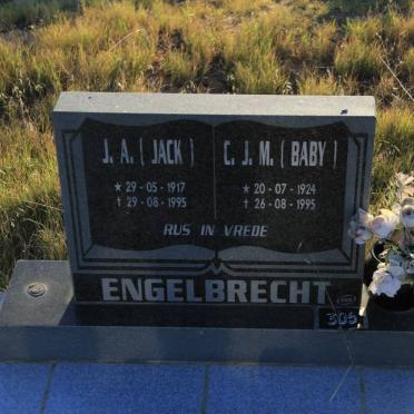 ENGELBRECHT J.A. 1917-1995 &amp; C.J.M. 1924-1995