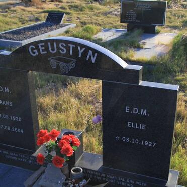 GEUSTYN H.D.M. 1920-2004 &amp; E.D.M. 1927-