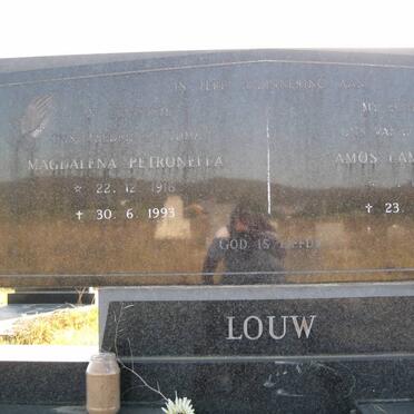 LOUW Amos Lambrechts 1905-1994 &amp; Magdalena Petronella 1916-1993