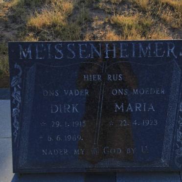 MEISSENHEIMER Dirk 1915-1989 &amp; Maria 1923-
