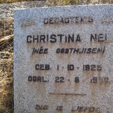 NEL Christina nee OOSTHUISEN 1925-1959