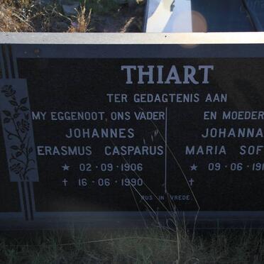 THIART Johannes Erasmus Casparus 1906-1990 &amp; Johanna Maria Sofia 1917-
