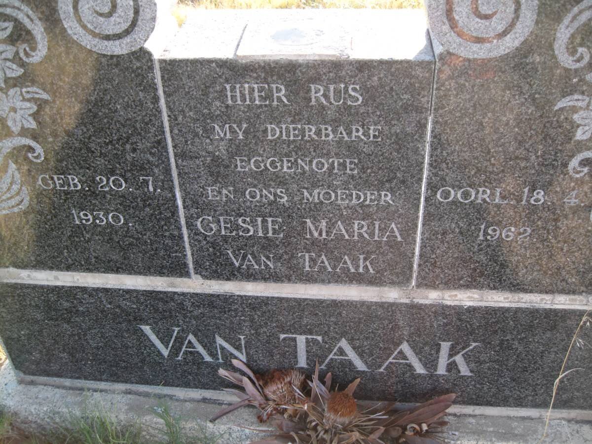 TAAK Gesie Maria, van 1930-1962