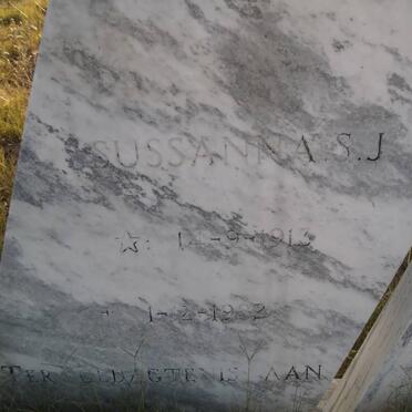 VERMEULEN Susanna S.J. 1913-1982