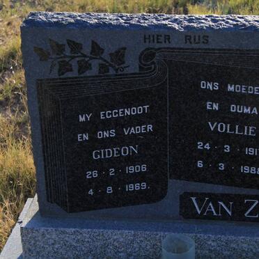 ZYL Gideon, van 1906-1969 &amp; Vollie 1917-1988