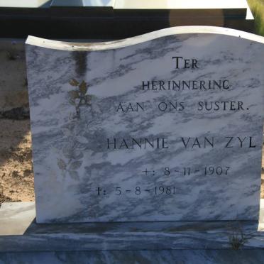 ZYL Hannie, van 1907-1981