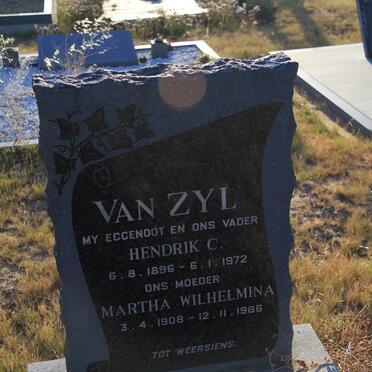 ZYL Hendrik C., van 1896-1972 &amp; Martha Wilhelmina 1908-1986