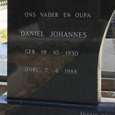 BOSMAN Daniel Johannes 1930-1988