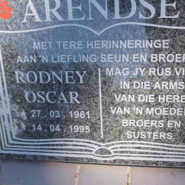 ARENDSE Rodney Oscar 1961-1995