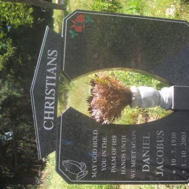 CHRISTIANS Daniel Jacobus 1930-2003