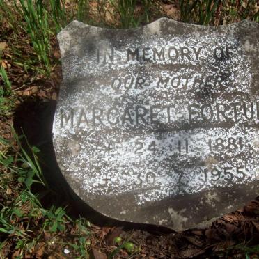 FORTUIN Margaret 1881-1955