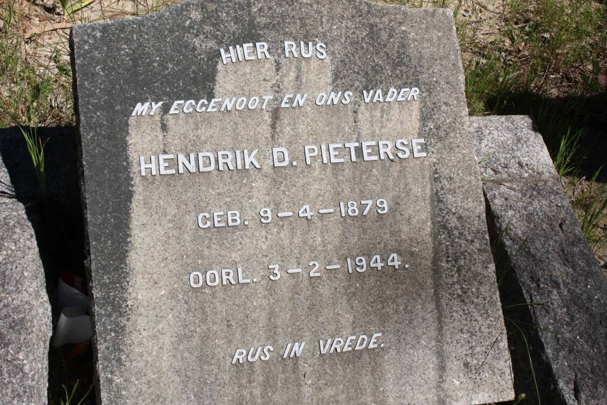 PIETERSE Henddrik D. 1879-1944