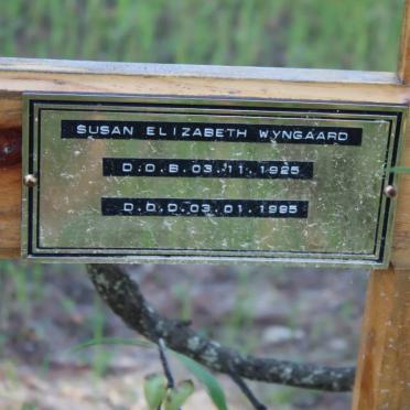 WYNGAARD Susan Elizabeth 1925-1995
