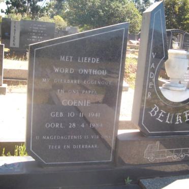 BEUKES Coenie 1941-1984
