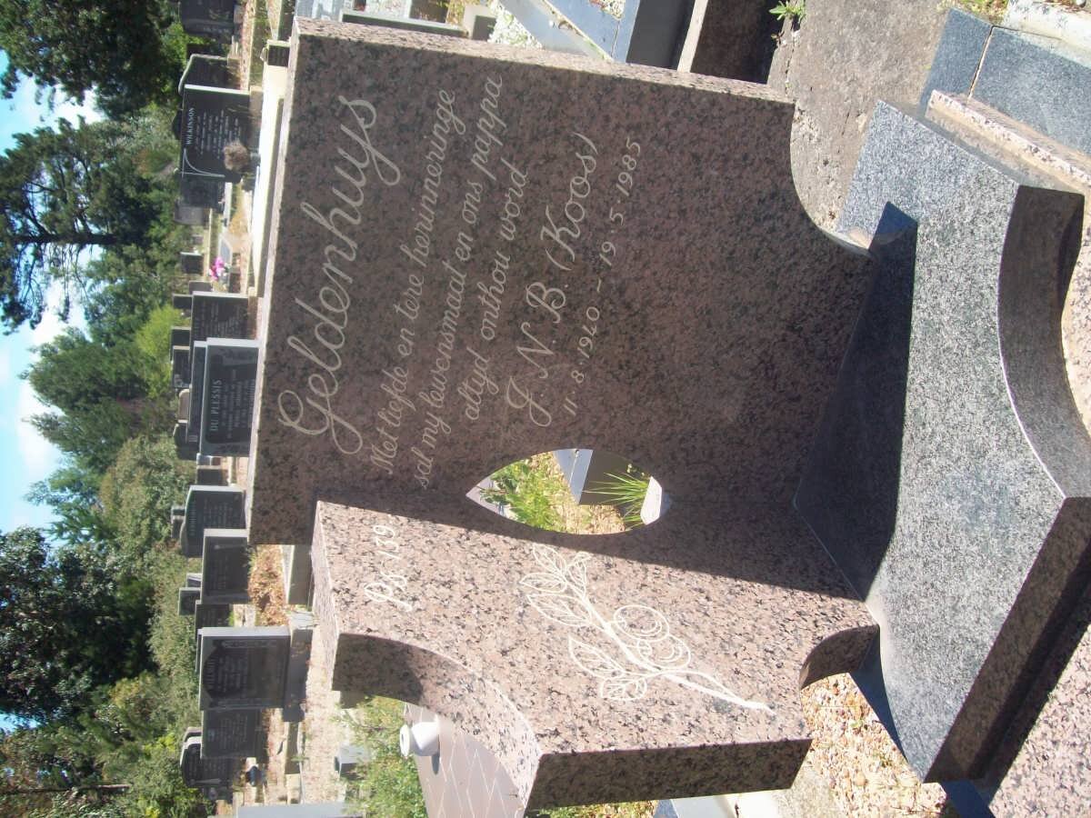 GELDENHUYS J.N.B. 1940-1985