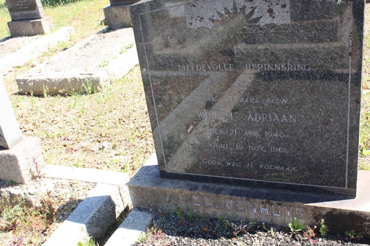 GELDENHUYS Willem Adriaan 1940-1961