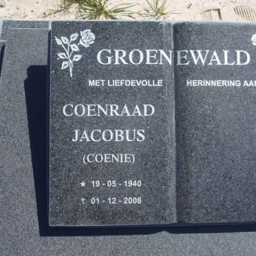 GROENEWALD Coenraad Jacobus 1940-2008