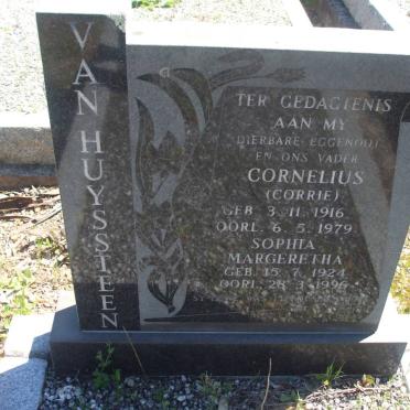HUYSSTEEN Cornelius, van 1916-1979 &amp; Sophia Margeretha 1924-1996